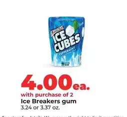 Hy-Vee Ice Breakers gum offer