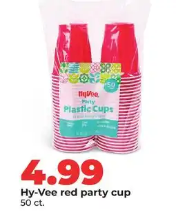 Hy-Vee Hy-Vee red party cup offer