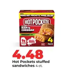 Hy-Vee Hot Pockets stuffed sandwiches offer