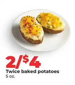 Hy-Vee Twice baked potatoes offer