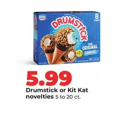 Hy-Vee Nestle Drumstick or Kit Kat novelties offer