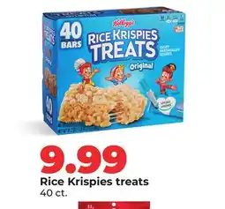 Hy-Vee Kellogg's Rice Krispies treats offer