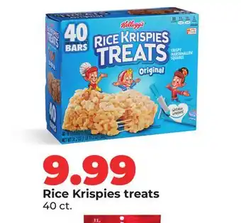 Hy-Vee Kellogg's Rice Krispies treats offer