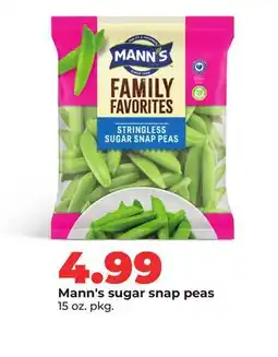 Hy-Vee Mann's sugar snap peas offer