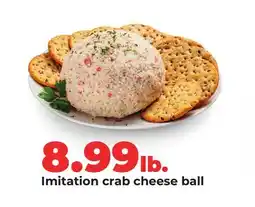 Hy-Vee Imitation crab cheese ball offer
