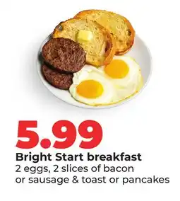 Hy-Vee Bright Start breakfast offer