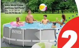 Meijer Intex Metal Frame and Easy Set Pools offer