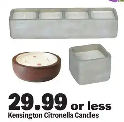 Meijer Kensington Citronella Candles offer