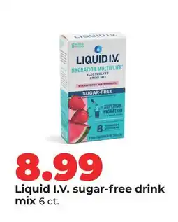 Hy-Vee Liquid I.V. sugar-free drink mix offer