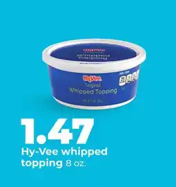 Hy-Vee Hy-Vee whipped topping offer
