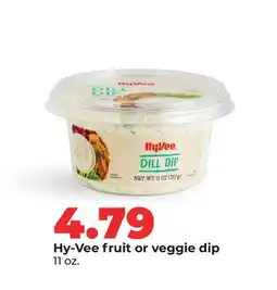 Hy-Vee Hy-Vee fruit or veggie dip offer