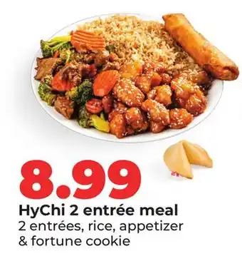 Hy-Vee HyChi 2 entrée meal offer