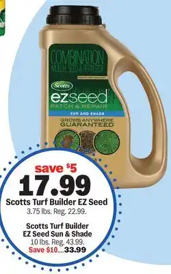 Meijer Scotts Turf Builder EZ Seed offer