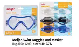 Meijer Meijer Swim Goggles and Masks offer