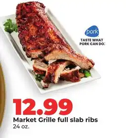 Hy-Vee Market Grille full slab ribs offer
