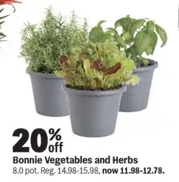 Meijer Bonnie Vegetables and Herbs offer