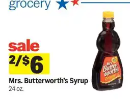 Meijer Mrs. Butterworth's Syrup offer