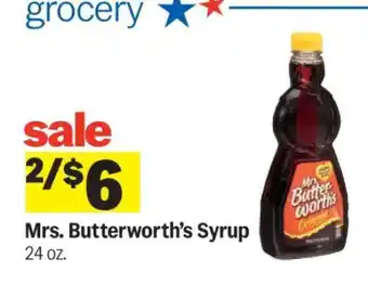 Meijer Mrs. Butterworth's Syrup offer