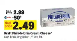 Meijer Kraft Philadelphia Cream Cheese offer