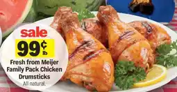 Meijer Meijer Family Pack Chicken Drumsticks offer