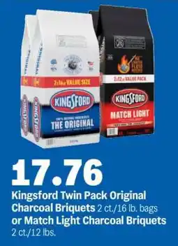 Meijer Kingsford Twin Pack Charcoal Briquets offer