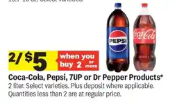 Meijer Coca-Cola, Pepsi, 7UP or Dr Pepper Products offer