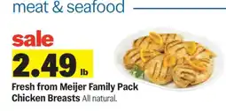 Meijer Fresh from Meijer Family Pack Chicken Breasts offer