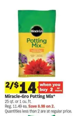 Meijer Miracle-Gro Potting Mix offer