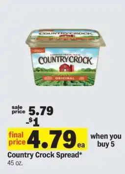 Meijer Country Crock Spread offer