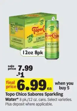 Meijer Topo Chico Sabores Sparkling Water offer