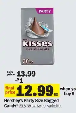 Meijer Hershey's Party Size Bagged Candy offer