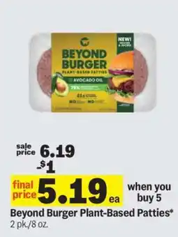 Meijer Beyond Burger Plant-Based Patties offer