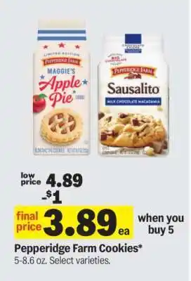 Meijer Pepperidge Farm Cookies offer