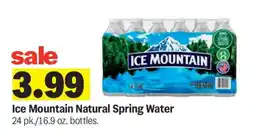 Meijer Ice Mountain Natural Spring Water offer
