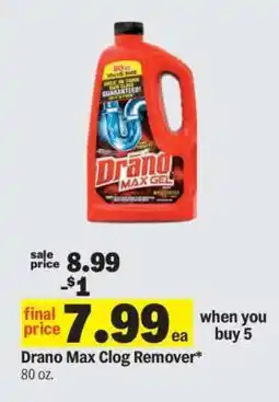 Meijer Drano Max Clog Remover offer