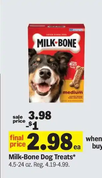 Meijer Milk-Bone Dog Treats offer