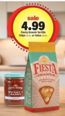 Meijer Fiesta Grande Tortilla Chips or Salsa offer