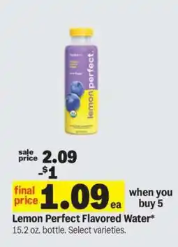 Meijer Lemon Perfect Flavored Water offer