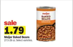 Meijer Meijer Baked Beans offer