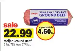 Meijer Meijer Ground Beef offer