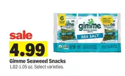 Meijer Gimme Seaweed Snacks offer