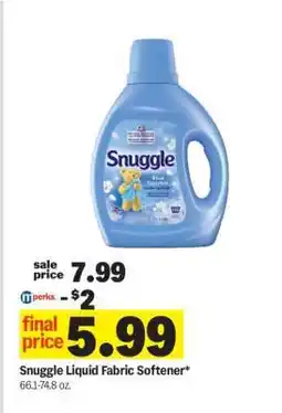 Meijer Snuggle Liquid Fabric Softener offer