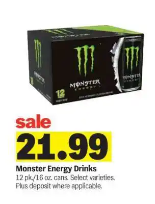 Meijer Monster Energy Drinks offer