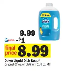 Meijer Dawn Liquid Dish Soap offer