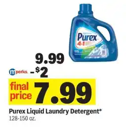 Meijer Purex Liquid Laundry Detergent offer