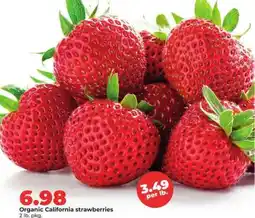 Hy-Vee Organic California strawberries offer