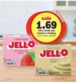 Meijer Jell-O Family Size Gelatin or Pudding offer