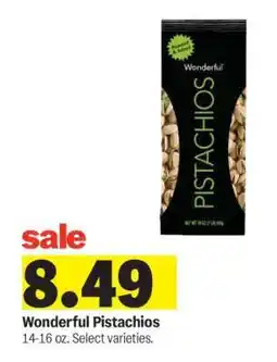 Meijer Wonderful Pistachios offer