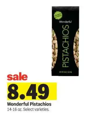 Meijer Wonderful Pistachios offer