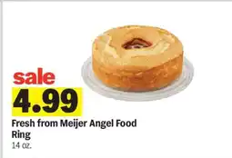 Meijer Fresh from Meijer Angel Food Ring offer